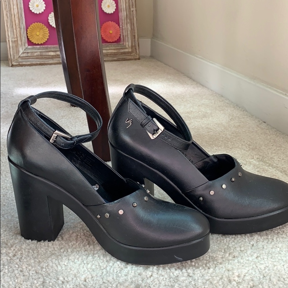 Chunky heels from Colombian designer